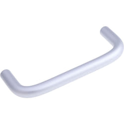 Poignée en Aluminium RS PRO, entraxe 100mm, 108mm x 34 mm x 8mm, Fixations invisibles ( Prix pour Paquet de 4 )