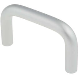 Poignée en Aluminium Rs Pro entraxe 52mm, 60mm x 34 mm x 8mm, Fixations invisibles ( Prix pour Paquet de 4 )