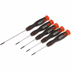 Type de tournevis = Précision Nombre de pièces = 5 Type de pointe = Torx Dimensions de la pointe = Torx : T6 ; T7 ; T8 ; T9 ; ...