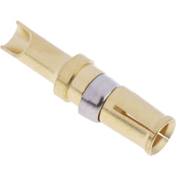 Rs Pro - Contact alimentation Connecteur D-sub à souder, Femelle, placage Or sur nickel, Contact de puissance, 12 awg ( Prix pour 1 )