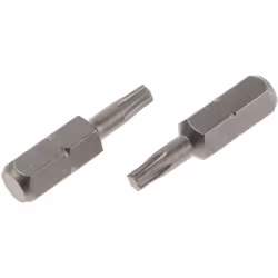 type de tête = Torx Type = Embout de vissage Taille = T15 Matériau = Acier chrome vanadium Longueur hors tout = 25 mm Embouts ...