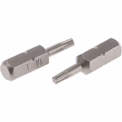 type de tête = Torx Type = Embout de vissage Taille = T10 Matériau = Acier chrome vanadium Longueur hors tout = 25 mm Embouts ...