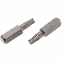 type de tête = Torx Type = Embout de vissage Taille = T20 Matériau = Acier chrome vanadium Longueur hors tout = 25 mm Embouts ...