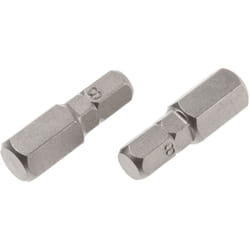 Rs Pro - Embout de vissage Hexagonal, Hex 8, Acier chrome vanadium ( Prix pour Lot de 5 )