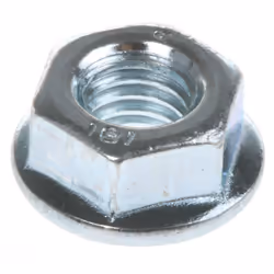 Taille de filetage = M6 Hauteur hors tout = 6mm Diamètre de la bride = 14.2mm Matériau = Acier Finition = Galvanisé brillant  ...