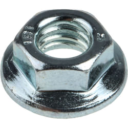 Rs Pro - Ecrou hexagonal à collerette de diamètre 11.8mm, M5, Acier Galvanisé brillant ( Prix pour Sachet de 100 )