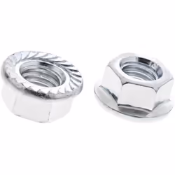 Taille de filetage = M10 Hauteur hors tout = 10mm Diamètre de la bride = 10.8mm Matériau = Acier Finition = Galvanisé brillan ...
