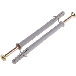 Rs Pro - Chevilles à frapper Nylon, diamètre des trous de fixation 8mm, longueur 120mm ( Prix pour Boîte de 20 )