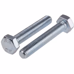 Longueur = 60mm Taille de filetage = M10 Matériau = Acier Finition = Passivé, zinc Clé requise. Vis de réglage 8.8 BZP à file ...