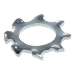 Rondelle grower à dents externes, pour vis M5, Acier Galvanisé brillant ( Prix pour Sachet de 250 )