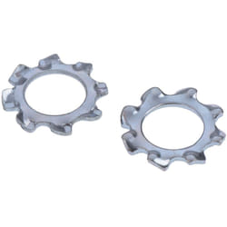 Rs Pro - Rondelle grower à dents externes, pour vis M8, Acier Galvanisé brillant ( Prix pour Sachet de 100 )