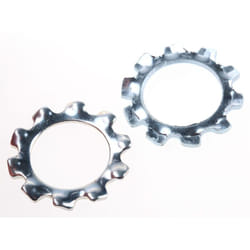 Rs Pro - Rondelle grower à dents externes, pour vis M12, Acier Galvanisé brillant ( Prix pour Sachet de 100 )