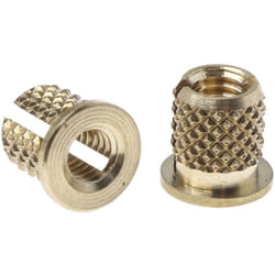Rs Pro - Insert fileté M3.5, en Laiton, fixation ø 4.8mm, l 6.35mm ( Prix pour Sachet de 100 )