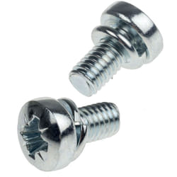 Rs Pro - Vis indesserable à tête Cylindrique, M6 x 12mm, en Acier ( Prix pour Sachet de 100 )