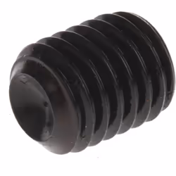 Longueur = 12mm Taille de filetage = M10 Matériau = Acier Finition = Oxyde noir Charnières à vis = Vis sans tête Type d'entra ...