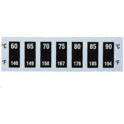 Rs Pro - tiquette thermosensible 60°C à 90°C, Réversibilité 2 niveaux ( Prix pour Paquet de 10 )