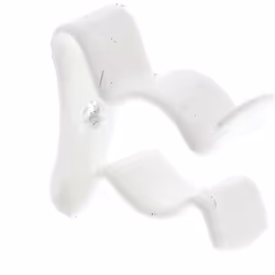 Diamètre de clip = 12.7mm Largeur hors tout = 21.03mm Hauteur = 7.94mm Profondeur = 24.61mm Couleur de revêtement = Blanc Mat ...