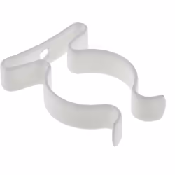 Diamètre de clip = 25.4mm Largeur hors tout = 30.16mm Hauteur = 7.94mm Profondeur = 41.28mm Couleur de revêtement = Blanc Mat ...