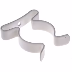 Diamètre de clip = 31.75mm Largeur hors tout = 43.26mm Hauteur = 11.11mm Profondeur = 53.98mm Couleur de revêtement = Blanc M ...