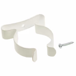 Diamètre de clip = 38.1mm Largeur hors tout = 50.8mm Hauteur = 12.7mm Profondeur = 63.5mm Couleur de revêtement = Blanc Matér ...