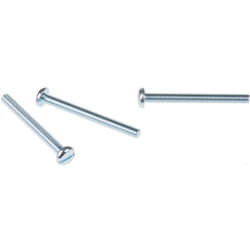 Rs Pro - Vis à métaux M5 à tête Cylindrique fendue en Acier, 50mm ( Prix pour Sachet de 100 )