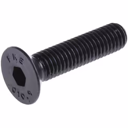 Taille de filetage = M8 Longueur = 35mm Forme de tête = Vis fraisée à tête creuse hexagonale Matériau = Acier Finition = Noir ...