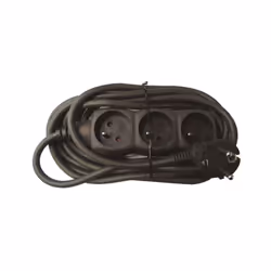 Type = Barrette Longueur de câbles = 4m Nombre de prises = 3 Type de prise = Français 2P+T Tension = 250 V Courant non selfiq ...