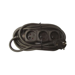Rs Pro - Rallonge électrique 4m, 3 prises fr 2P+T, 250 v 16A ( Prix pour 1 )