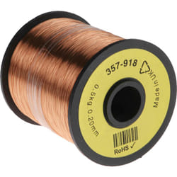 Rs Pro - Fil de cuivre 0,03 mm² 32 awg Mono conducteur diamètre 0.23mm, longueur 1600m ( Prix pour 1 )