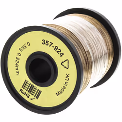 Section = 0,04 mm² AWG = 31 AWG Constitution de l'âme = 1 / 0,22 mm Matériau de l'isolant = PUR Diamètre extérieur = 0.26mm L ...