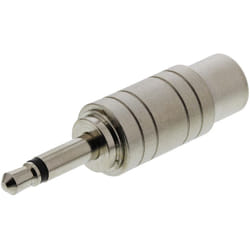 Adaptateur audio et vidéo RS PRO Droit, RCA Femelle vers 3,5mm Mono Mâle ( Prix pour 1 )