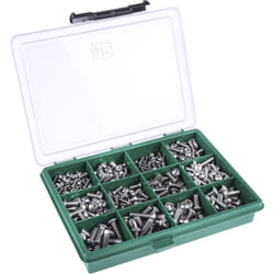 Rs Pro - Kit de vis en Acier Inoxydable, 490 pièces, M3, M4, M5, M6 ( Prix pour 1 Kit )