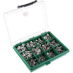 Rs Pro - Kit de vis en Acier Inoxydable, 410 pièces, M3, M4, M5, M6 ( Prix pour 1 Kit )