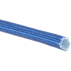 Rs Pro - Gaine Tressée 4mm Bleu en Fibre de verre acrylique, 5m ( Prix pour Paquet de 3 )