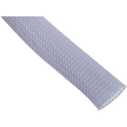 Gaine Tressée 30mm RS PRO, Gris en PET, 5m ( Prix pour sachet de 5 Mètres )