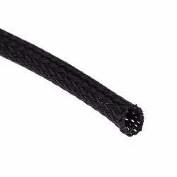 Diamètre de gaine = 6mm Couleur = Noir Matériau = PET Longueur de gaine = 5m Tressé = Oui Extensible = Oui Diamètre de câble  ...