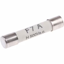 Gamme de courant = 7A Taille de fusible = 6.3 x 32mm Vitesse de fusion = F Plage de tension = 500V c.a. Matériau du corps = C ...