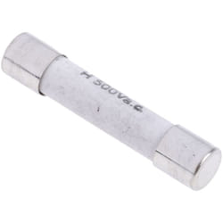 Rs Pro - Cartouche fusible 1A, 6.3 x 32mm, Type t, 500V c.a.