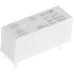 Rs Pro - Relais sans accrochage 1 rt, bobine 12V c.c. Montage sur ci 290mW ( Prix pour 1 )