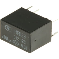 Rs Pro - Relais sans accrochage 1 rt, bobine 12V c.c. Montage sur ci 150mW ( Prix pour 1 )
