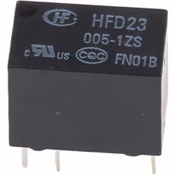 Tension de bobine = 5V c.c. Configuration de contact = 1 RT Type de montage = Montage sur CI Courant de commutation = 2A Nomb ...