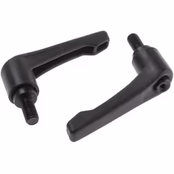 Type de levier = Levier de serrage Type de filetage = Mâle Taille de filetage = M8 Longueur filetage/insert = 16mm Matériau d ...