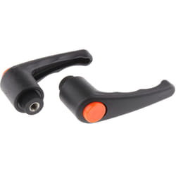 Rs Pro - Levier de serrage , filetage M6, Femelle l. 12mm ( Prix pour Paquet de 2 )