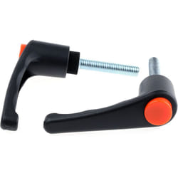 Rs Pro - Levier de serrage , filetage M10, Mâle l. 50mm ( Prix pour Paquet de 2 )