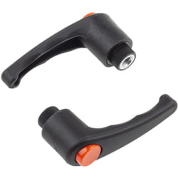 Rs Pro - Levier de serrage , filetage M8, Femelle l. 12mm ( Prix pour Paquet de 2 )