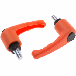 Type de levier = Levier de serrage Type de filetage = Mâle Taille de filetage = M8 Longueur filetage/insert = 15mm Matériau d ...