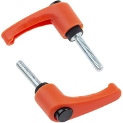 Rs Pro - Levier de serrage , filetage M6, Mâle l. 30mm ( Prix pour Paquet de 2 )