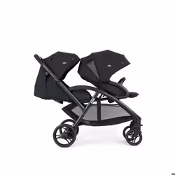 Joie Evalite duo, Ciel de lit, Poussette tandem, Unisexe, Roues pleines, Pliable, Noir