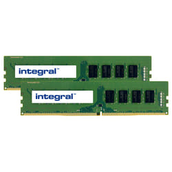 Integral 32GB (2X16GB) PC RAM Module DDR4 2666MHZ UNBUFFERED DIMM KIT OF 2 EQV. TO CT2K16G4DFD8266 FOR CRUCIAL module de mémoire 32 Go 2 x 16 Go