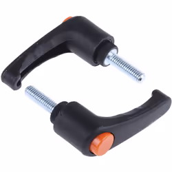 Type de levier = Levier de serrage Type de filetage = Mâle Taille de filetage = M6 Longueur filetage/insert = 20mm Matériau d ...